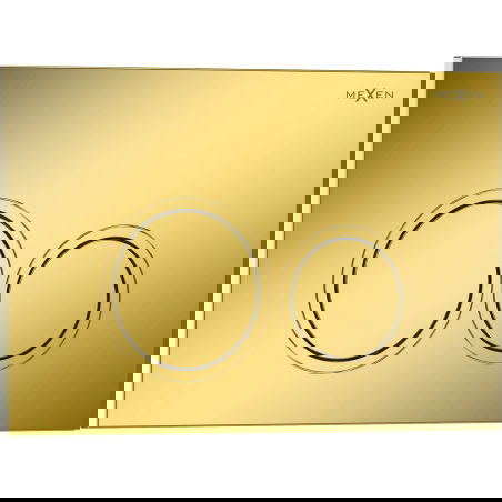 Mexen Tex 01 öblítő gomb, pezsgő arany fényes - 6101-08