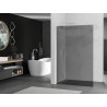 Mexen Kioto Walk-in zuhanyfal 80 x 200 cm, grafit 8 mm, fehér - 800-080-101-20-40