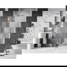 Mexen Lunar L ușă de duș articulată stânga 120 cm, transparent, alb - 834L-120-000-20-00-L