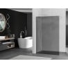 Mexen Kioto perete de duș Walk-in 120 x 200 cm, grafit 8 mm, alb - 800-120-101-20-40
