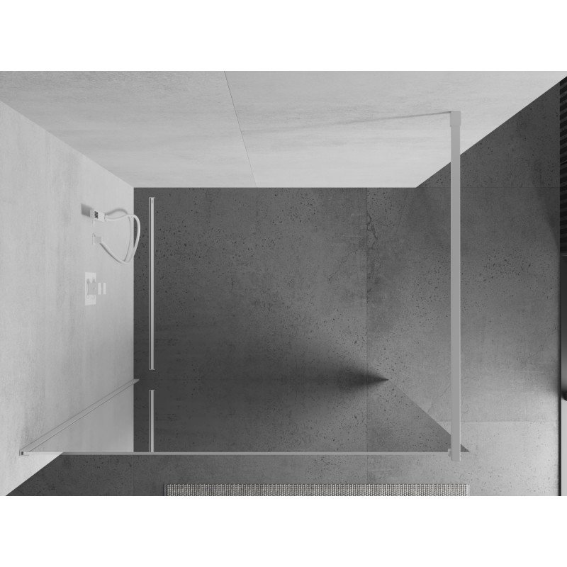 Mexen Kioto perete de duș Walk-in 100 x 200 cm, oglindă 8 mm, alb - 800-10-101-20-50