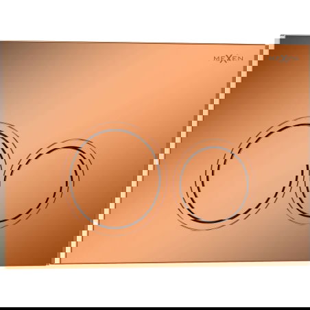 Mexen Tex 01 öblítőgomb, fényes rózsaszín arany - 6101-09