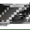Mexen Kioto zuhanyfal Walk-in 100 x 200 cm, tükör 8 mm, fehér - 800-10-101-20-50