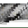 Mexen Lunar L ușă de duș batantă stânga 80 cm, transparentă, auriu periat - 834L-080-000-55-00-L