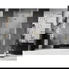 Mexen Lunar L uși de duș batante stânga 125 cm, transparent, auriu periat - 834L-125-000-55-00-L