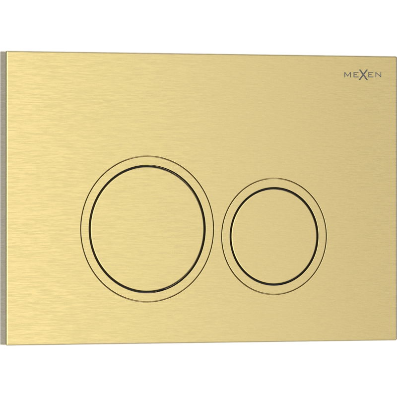 Mexen Tex 01 buton de spălare, auriu periat - 6101-11