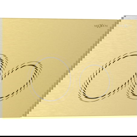 Mexen Tex 01 öblítőgomb, kefe arany - 6101-11