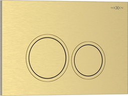 Mexen Tex 01 öblítőgomb, kefe arany - 6101-11