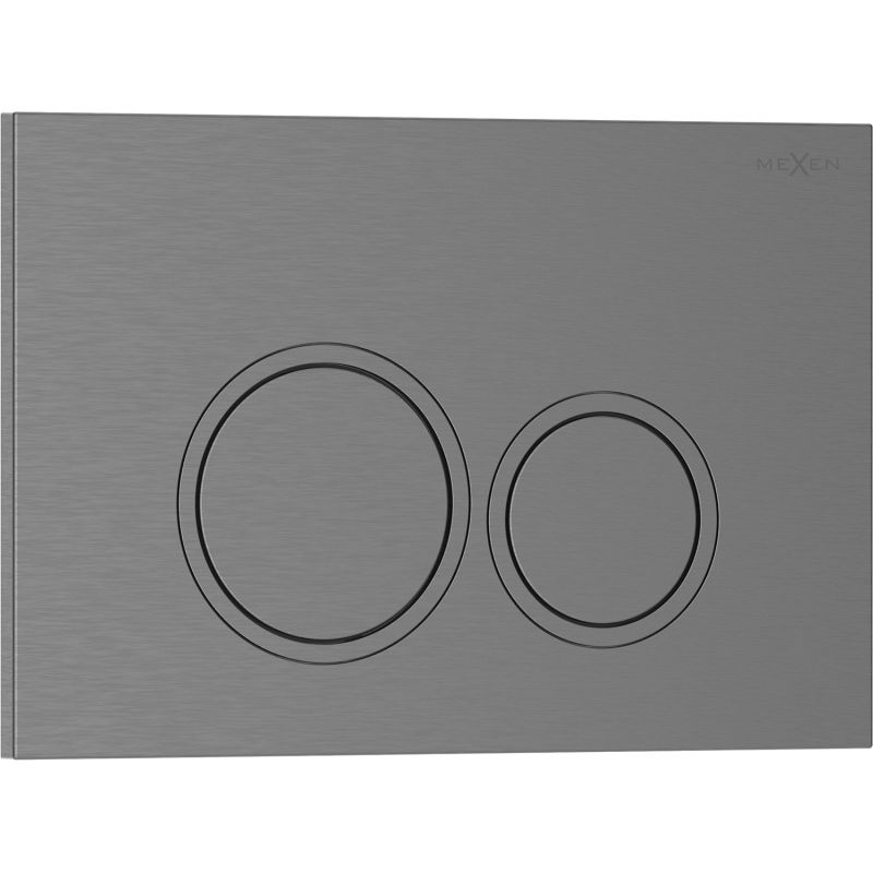 Mexen Tex 01 öblítő gomb, szálcsiszolt fegyverszürke - 6101-12