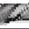 Mexen Lunar L ușă de duș batantă stânga 90 cm, transparent, aur roz - 834L-090-000-60-00-L