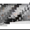 Mexen Lunar L ușă de duș batantă stânga 90 cm, transparent, aur roz - 834L-090-000-60-00-L