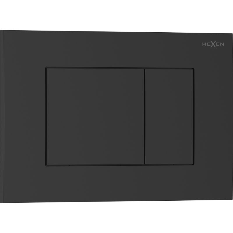 Mexen Tex 02 öblítő gomb, fekete matt - 6102-02
