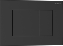 Mexen Tex 02 öblítő gomb, fekete matt - 6102-02