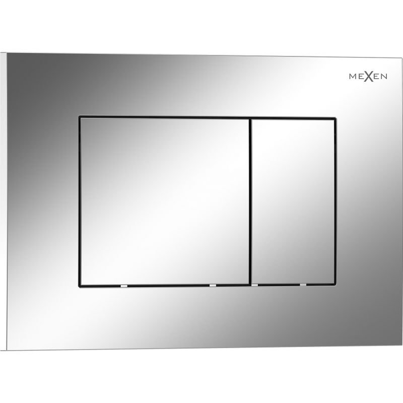 Mexen Tex 02 öblítőgomb, fényes króm - 6102-03