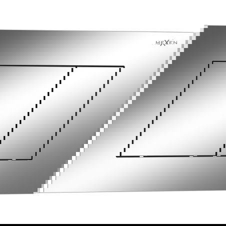 Mexen Tex 02 buton de spălare, crom strălucitor - 6102-03