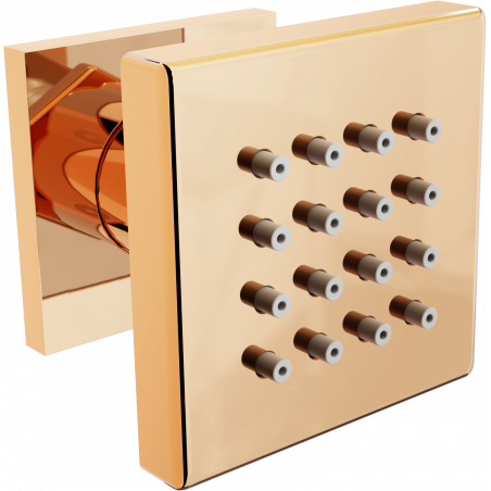 Mexen duză laterală montată pe perete, aur roz - 79360-60