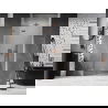 Mexen Lunar L ușă de duș batantă stânga 120 cm, transparent, cupru periat - 834L-120-000-65-00-L