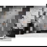 Mexen Lunar L uși de duș pivotante stânga 125 cm, transparent, cupru periat - 834L-125-000-65-00-L