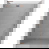 Mexen Lunar L ușile de duș batante stânga 130 cm, transparente, cupru periat - 834L-130-000-65-00-L