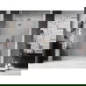 Mexen Lunar L ușile de duș batante stânga 130 cm, transparente, cupru periat - 834L-130-000-65-00-L
