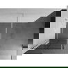 Mexen Kioto perete de duș 80 x 200 cm, transparent/Model negru 8 mm, Albă - 800-080-101-20-77