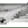Mexen Lunar L ușă de duș rabatabilă stânga 130 cm, transparentă, gri armă periat - 834L-130-000-66-00-L