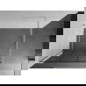 Mexen Kioto perete de duș 100 x 200 cm, transparent/Model negru 8 mm, Albă - 800-100-101-20-77