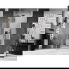 Mexen Lunar L ușă de duș batantă stânga 90 cm, transparentă, neagră - 834L-090-000-70-00-L