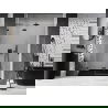 Mexen Lunar L uși de duș pivotante stânga 135 cm, transparent, negru - 834L-135-000-70-00-L
