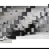 Mexen Lunar L uși de duș pivotante stânga 135 cm, transparent, negru - 834L-135-000-70-00-L