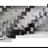 Mexen Lunar L uși de duș pivotante stânga 135 cm, transparent, negru - 834L-135-000-70-00-L