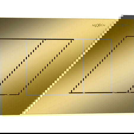 Mexen Tex 02 öblítőgomb, pezsgő arany fényes - 6102-08