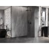 Mexen Lunar L perete de duș Walk-in dreapta 50 x 200 cm, transparent 8 mm, gri armat periat - 830L-050-000-66-00-P