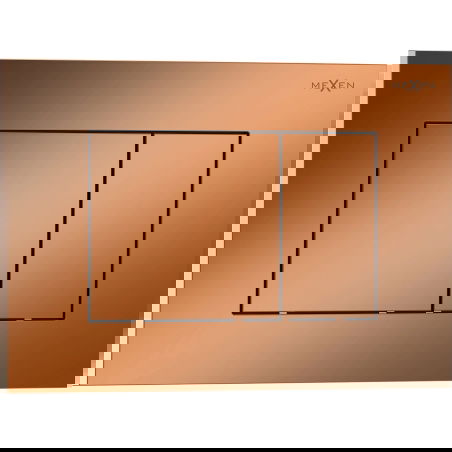 Mexen Tex 02 öblítési gomb, rózsaarany fényes - 6102-09