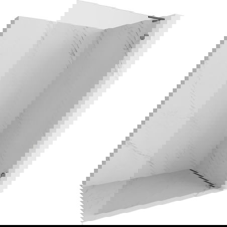 Mexen Lunar L perete de duș Walk-in dreapta 120 x 200 cm, transparent 8 mm, gri pistă periat - 830L-120-000-66-00-P