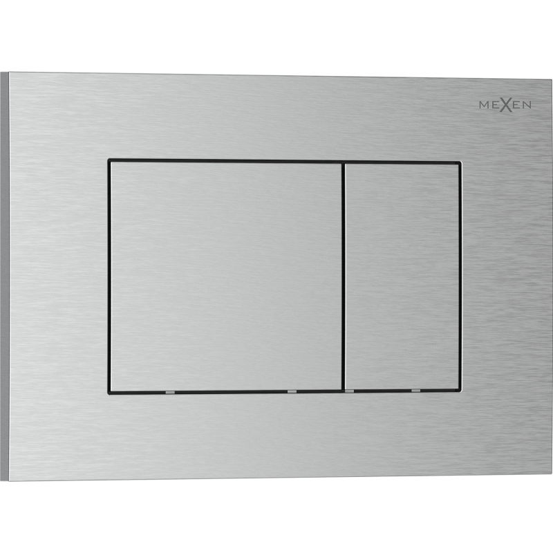 Mexen Tex 02 öblítési gomb, csiszolt nikkel - 6102-10