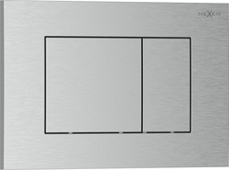 Mexen Tex 02 öblítő gomb, kefélt nikkel - 6102-10