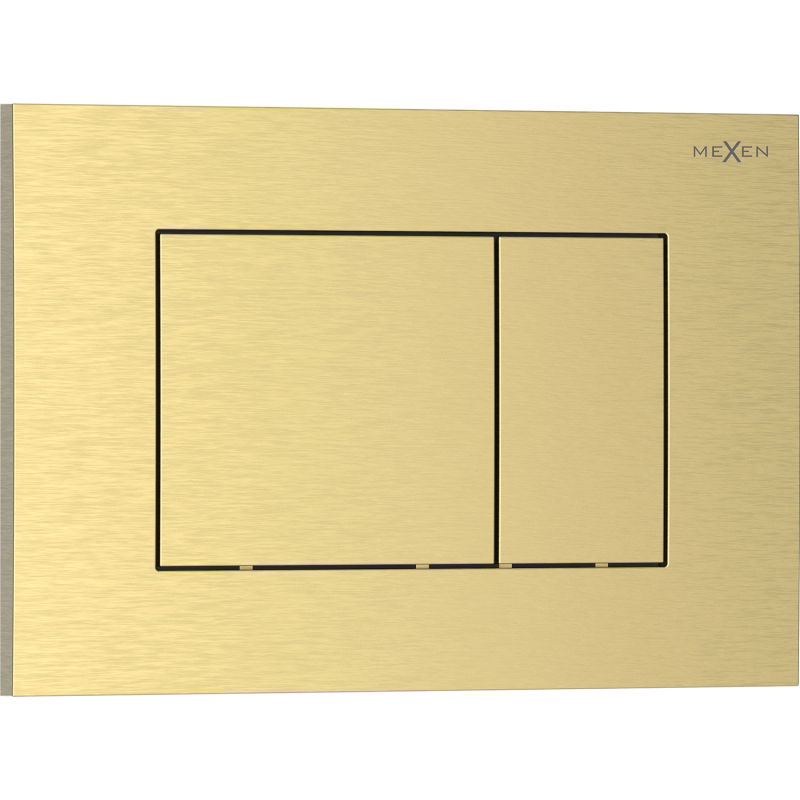 Mexen Tex 02 buton de clătire, auriu periat - 6102-11