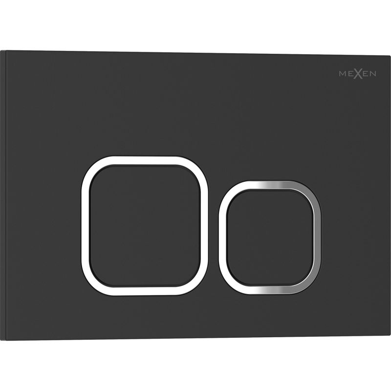 Mexen Tex 03 buton de spălare, negru mat - 6103-02