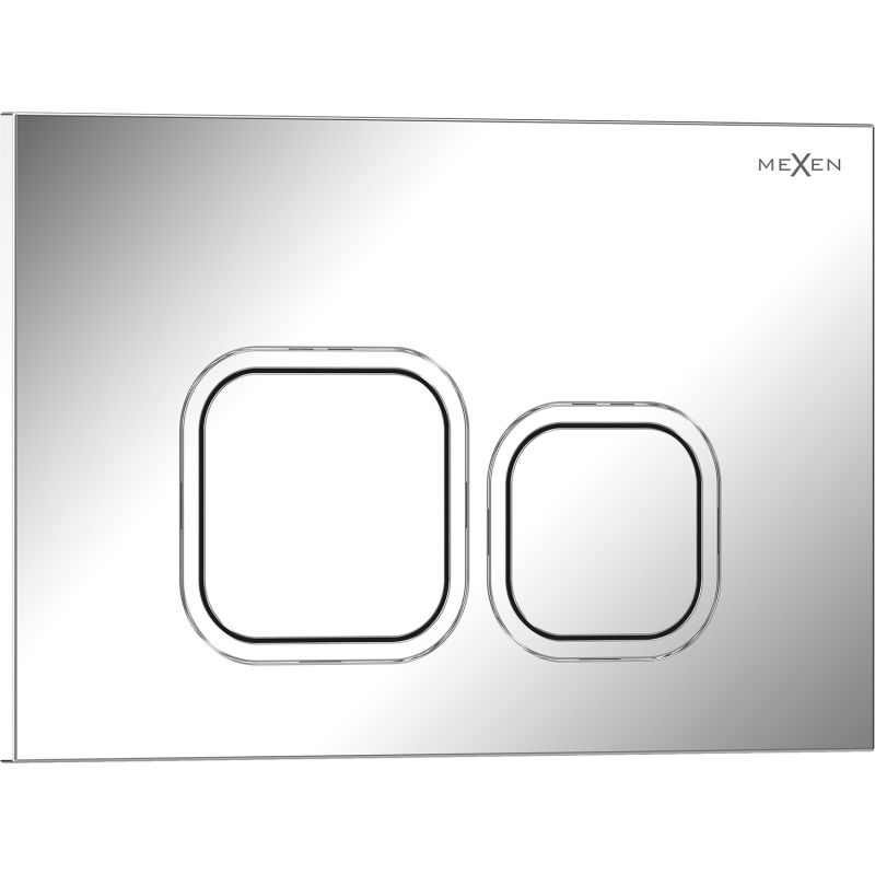 Mexen Tex 03 öblítési gomb, fényes króm - 6103-03