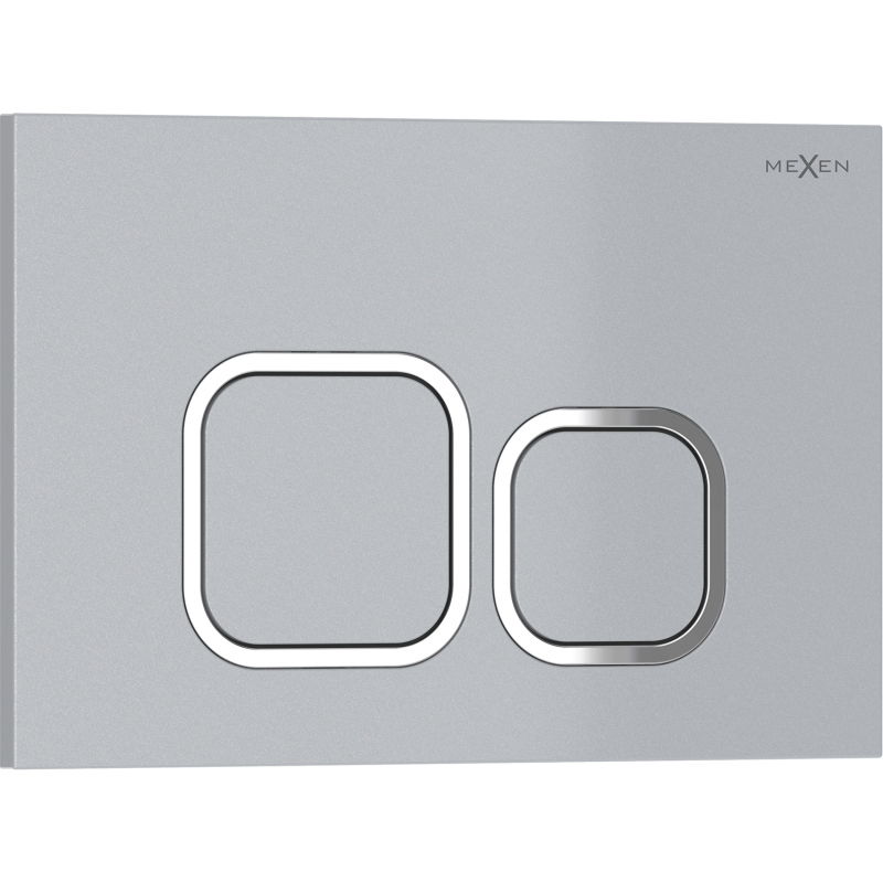 Buton de spălare Mexen Tex 03, crom mat - 6103-04