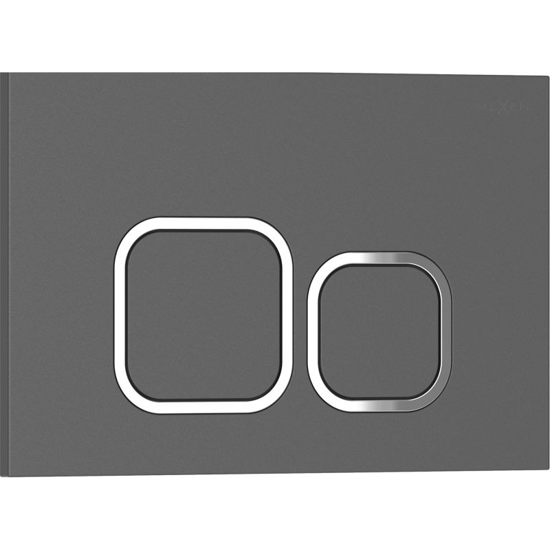 Buton de spălare Mexen Tex 03, gri - 6103-05