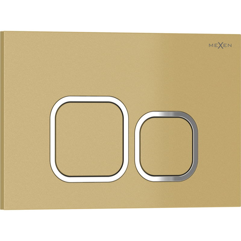 Buton de spălare Mexen Tex 03, auriu - 6103-06