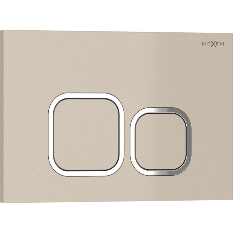 Buton de spălare Mexen Tex 03, bej - 6103-07