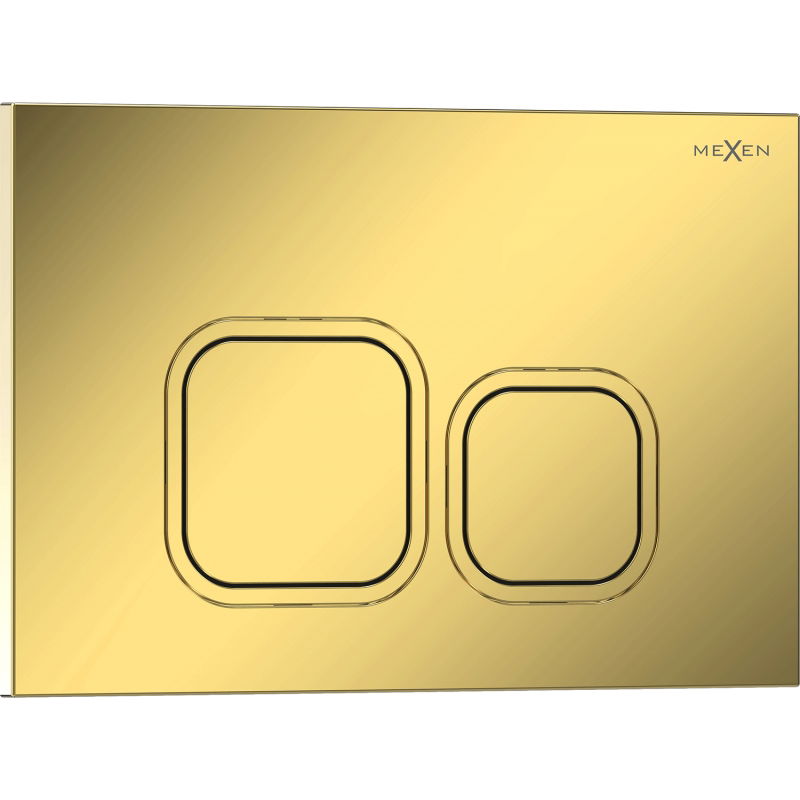 Mexen Tex 03 öblítő gomb, fényes pezsgő arany - 6103-08