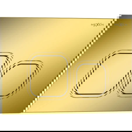 Mexen Tex 03 öblítő gomb, fényes pezsgő arany - 6103-08