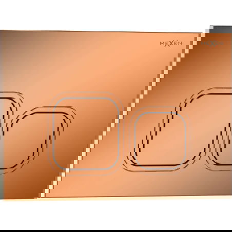 Mexen Tex 03 öblítőgomb, fényes rózsaszín arany - 6103-09