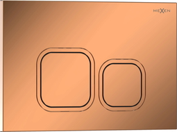 Mexen Tex 03 öblítőgomb, fényes rózsaszín arany - 6103-09