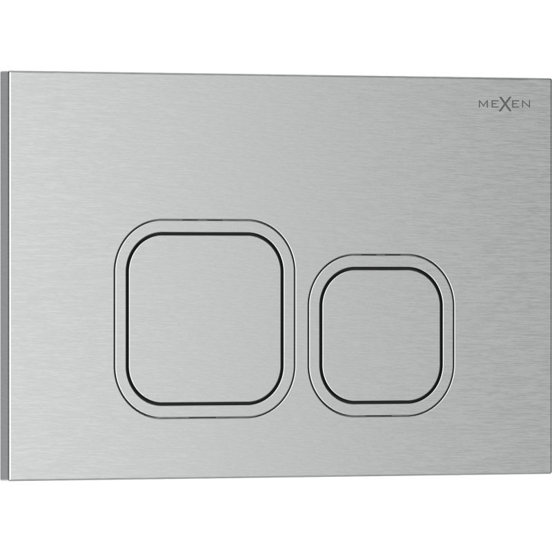 Mexen Tex 03 öblítés gomb, csiszolt nikkel - 6103-10