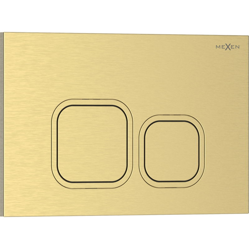 Buton de spălare Mexen Tex 03, auriu periat - 6103-11